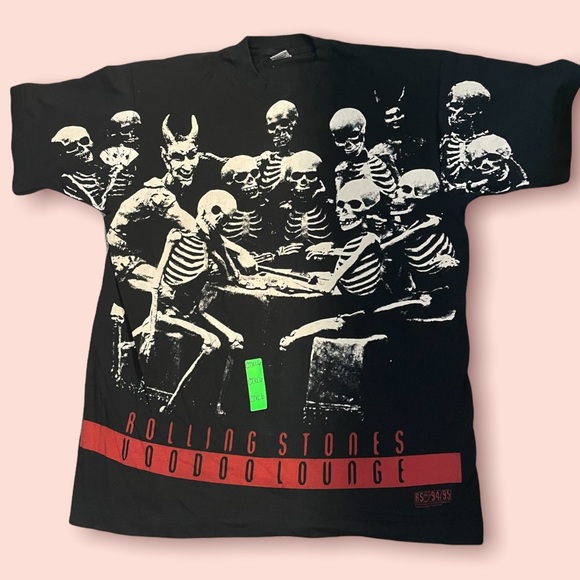 Vintage Rolling Stones Voodoo Lounge World Tour 94/95 Concert Tee - XL - Picture 2 of 4